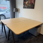 4x Design tafels Piet Boon, licht hout